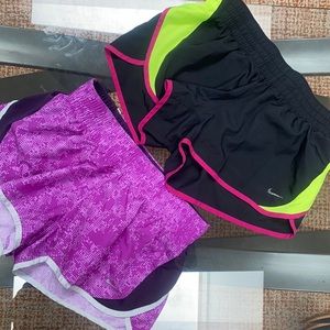 Bundle of TWO pairs of Nike shorts dri fit